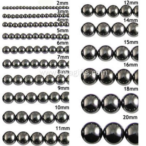 Wholesale 3mm Black Hematite Round Beads 16" * 10Strands/lot semi precious stone Loose Beads